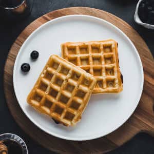 12 Best Sugar Free Waffle and Pancake Mixes - waffles