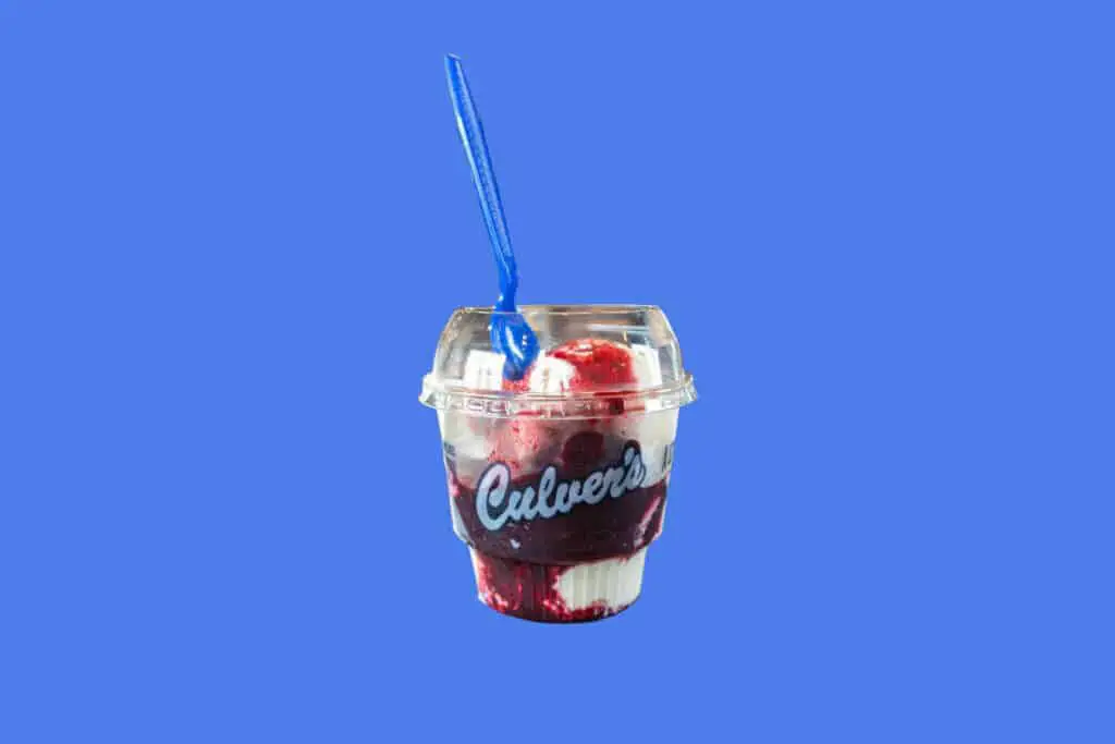 How much sugar is in Culver's Custard and Food