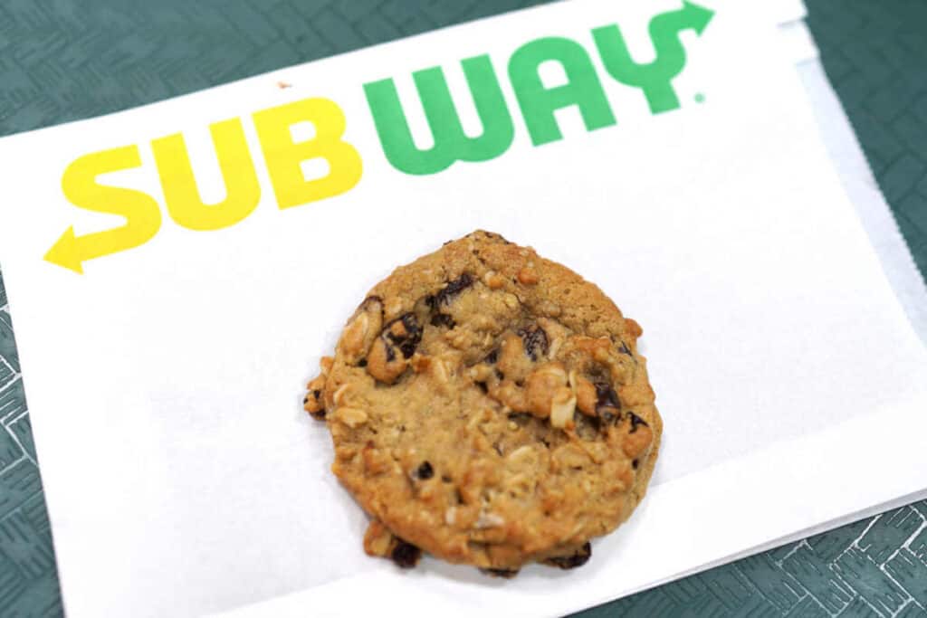 How Much Sugar is in Subway Cookies