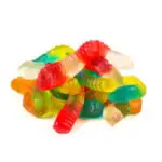 Do Gummy Worms contain a lot of sugar - gummy worms
