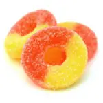 How much sugar is in Peach Rings Candy - peach rings