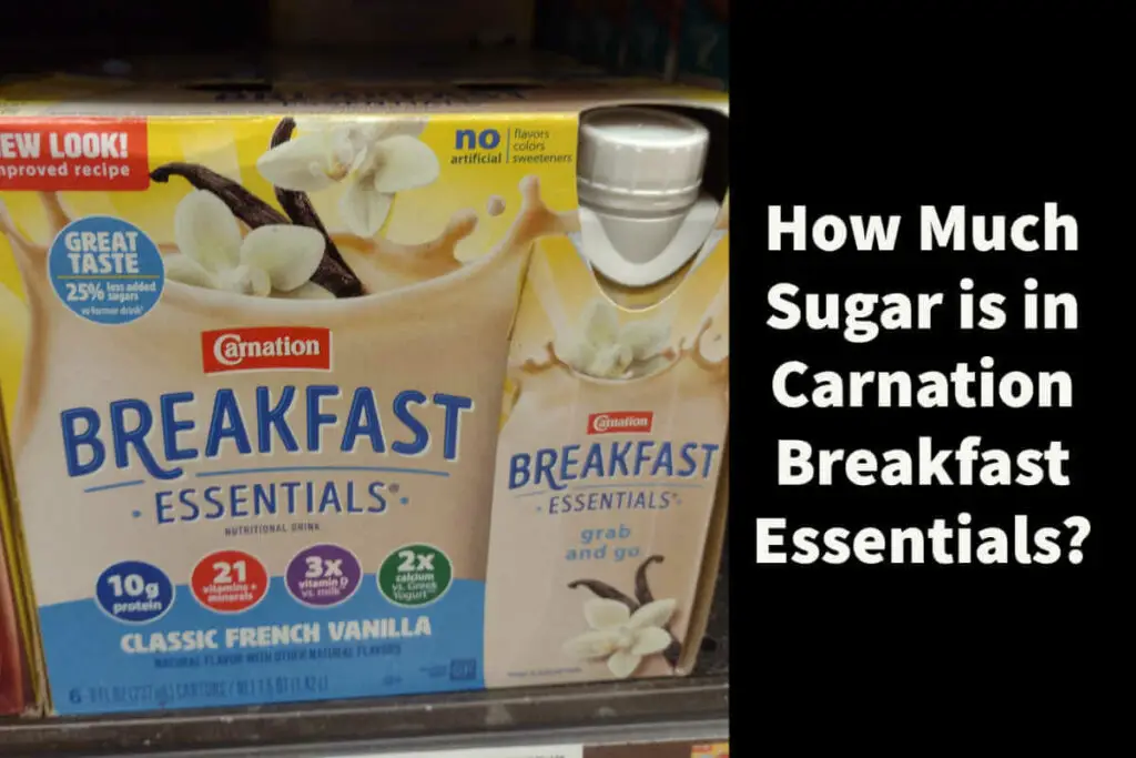 How much sugar is in Carnation Breakfast Essentials