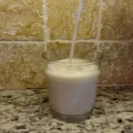 Is Vanilla Almond Milk High in Sugar - Poured into glass
