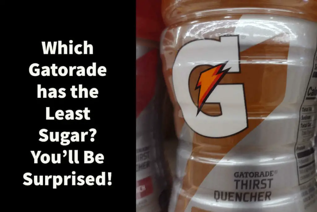 Which Gatorade has the least sugar