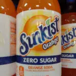 Which Orange Soda has the most sugar and which are sugar-free - Sunkist Bottle