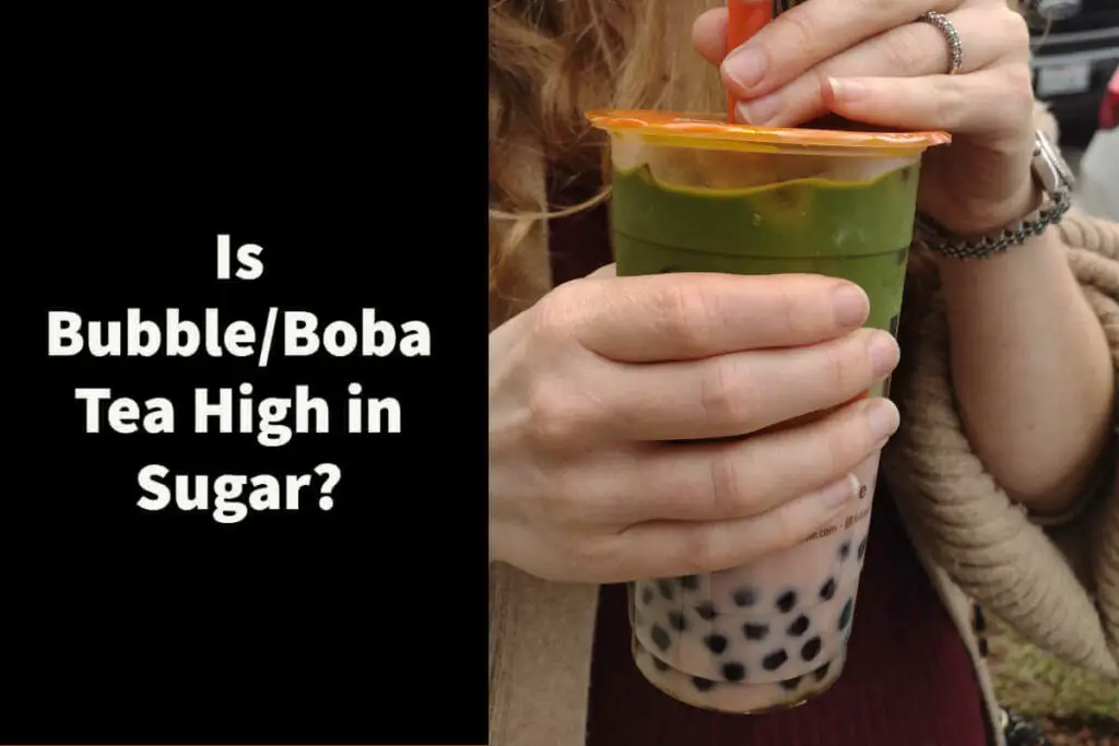 Is Bubble Boba high in sugar