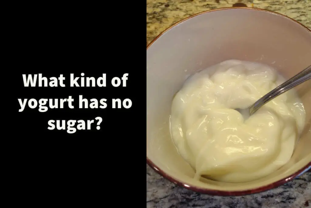 What kind of yogurt has no sugar