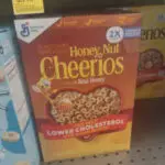 Are Cheerios High in Sugar - Honey Cheerios Cereal Box