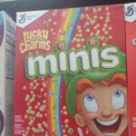 Are Lucky Charms High in Sugar - Lucky Charms minis cereal box