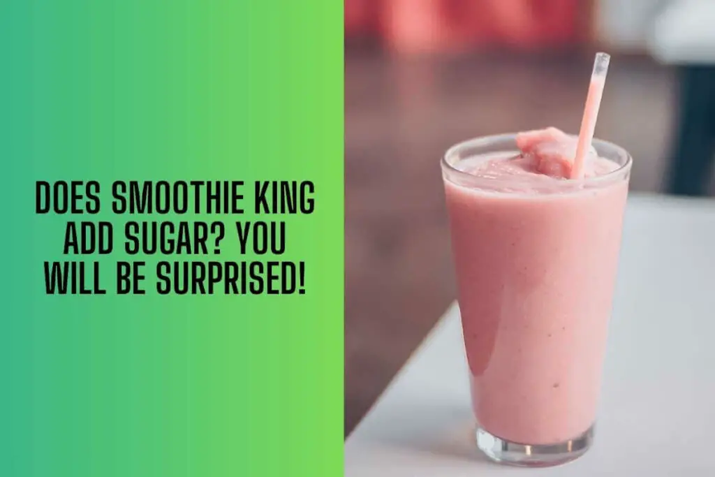 Does Smoothie King Add Sugar